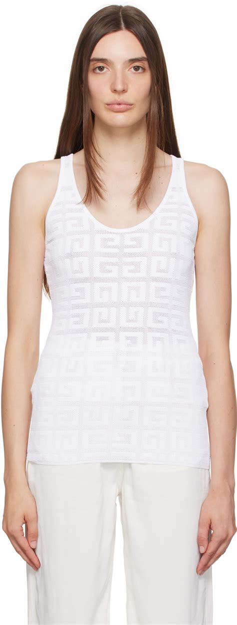 givenchy white tank top|Women's Givenchy Tops .